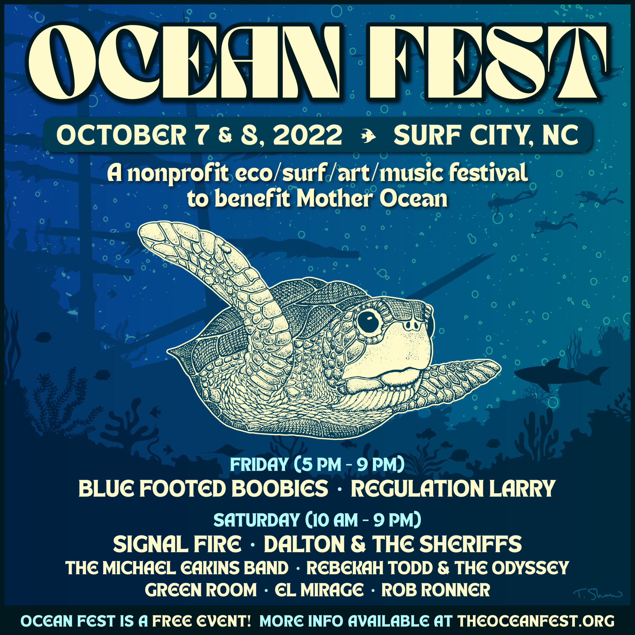 Ocean Fest eco/surf/art music festival -Oct. 7th-8th - WBLiveSurf